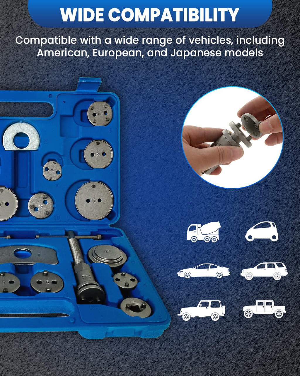Brake Caliper Compression Tool 24pc F292002