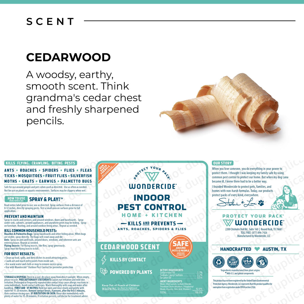 Indoor Pest Control Spray Cedarwood 32 oz Y484647