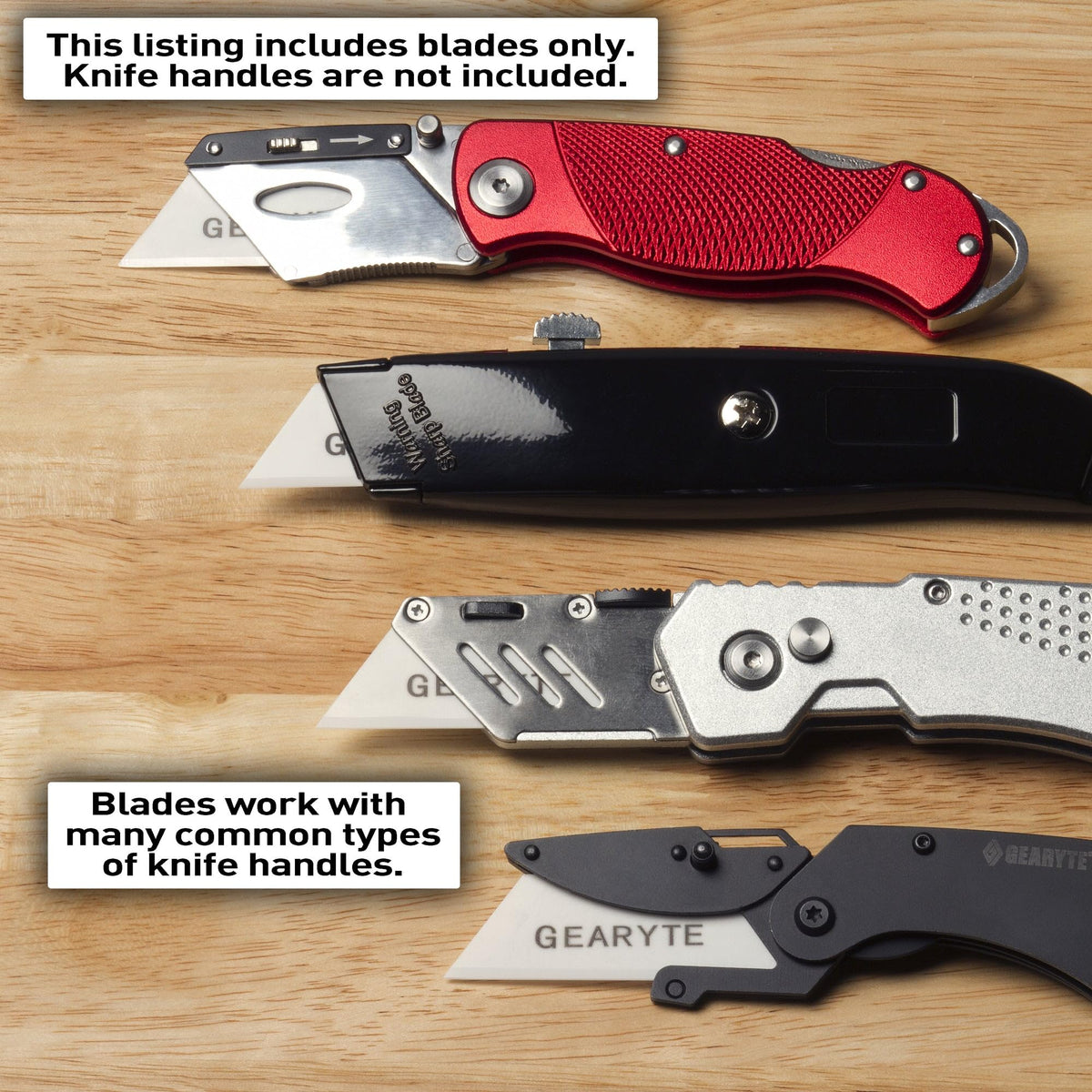 Ceramic Utility Blade Replacements for Box Cutters and Utility Knives A4676