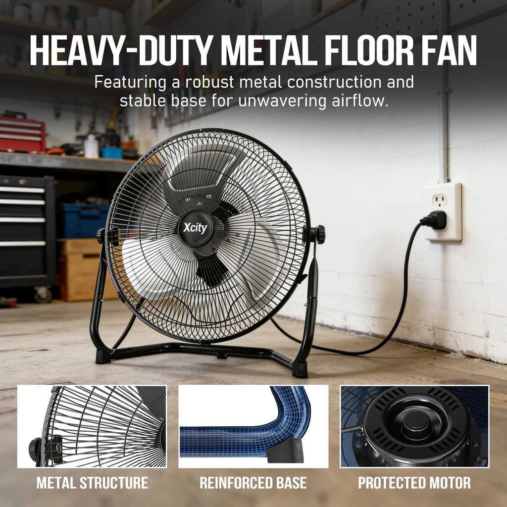 18 Inch Metal Floor & Box Fan G638738