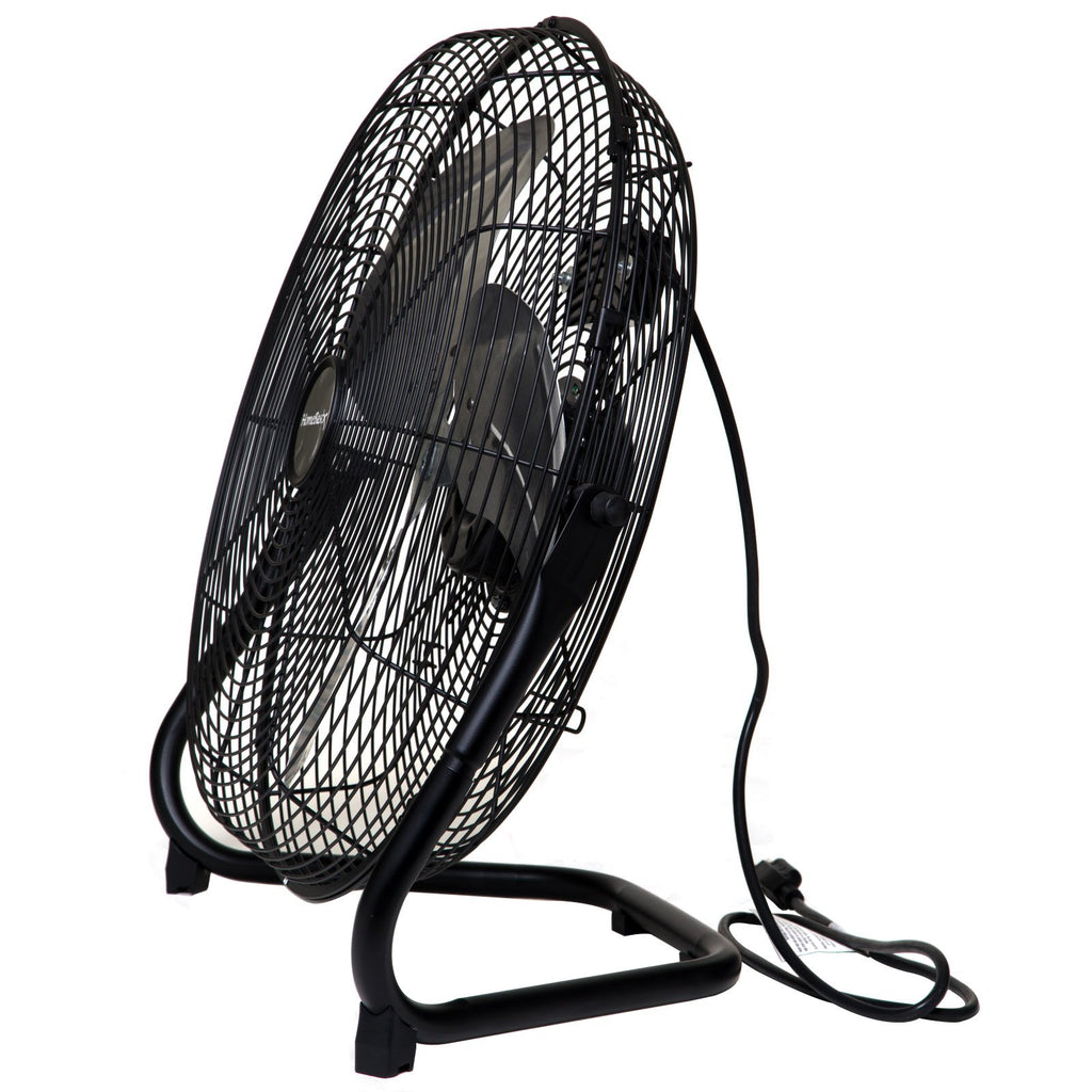 Black 20-Inch High Velocity Floor Fan O768836