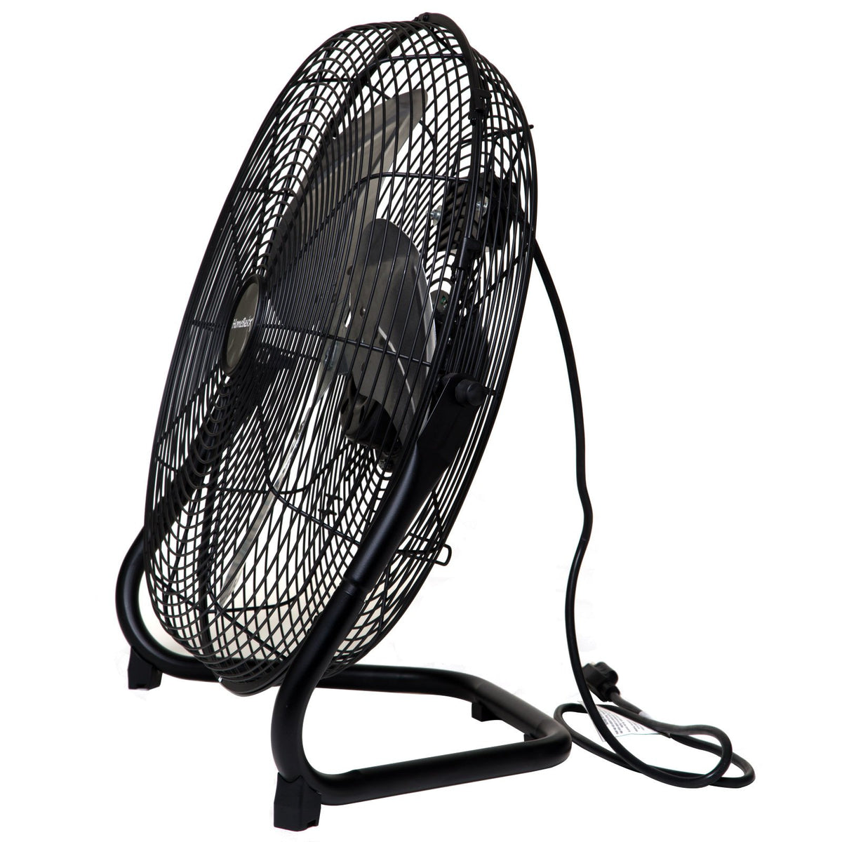 Black 20-Inch High Velocity Floor Fan O768836