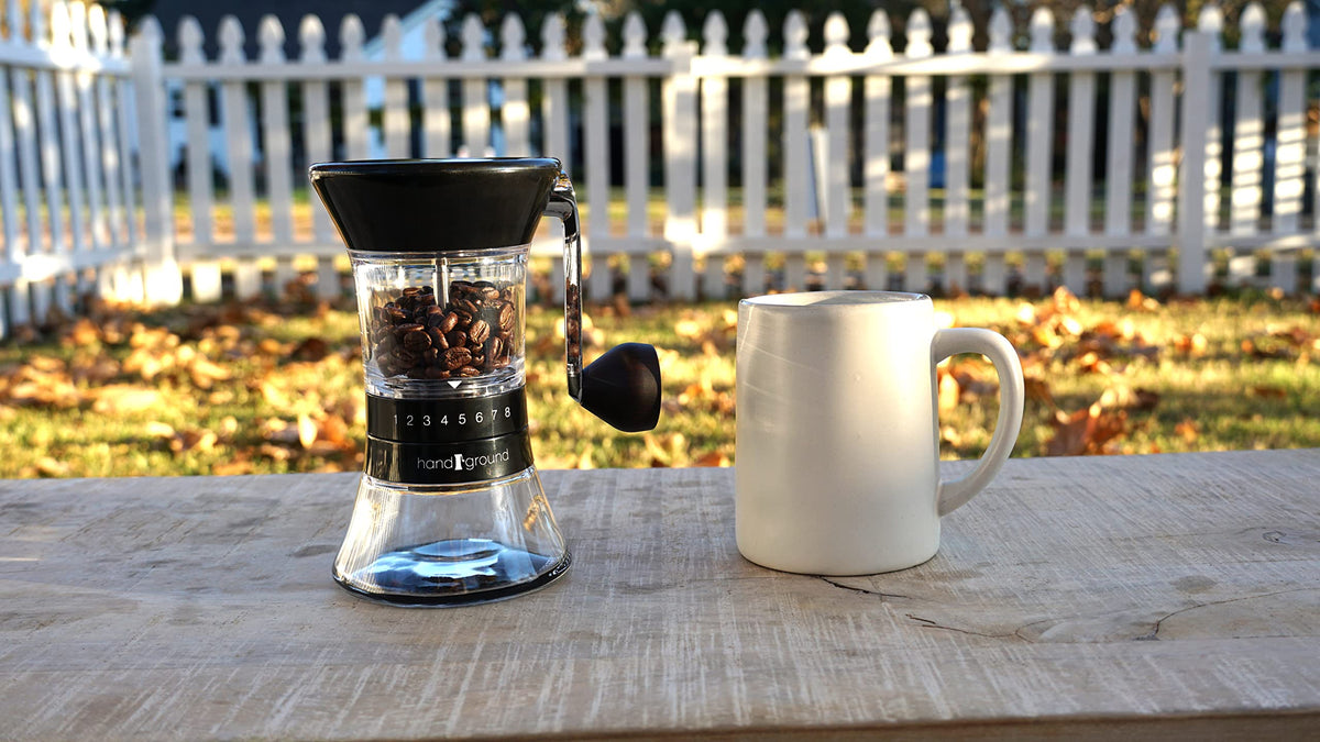 Manual Coffee Grinder Conical Ceramic Burr Mill Q190213