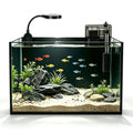 2.8 Gallon Aquarium Starter Kit with LED and Filter Pump V677