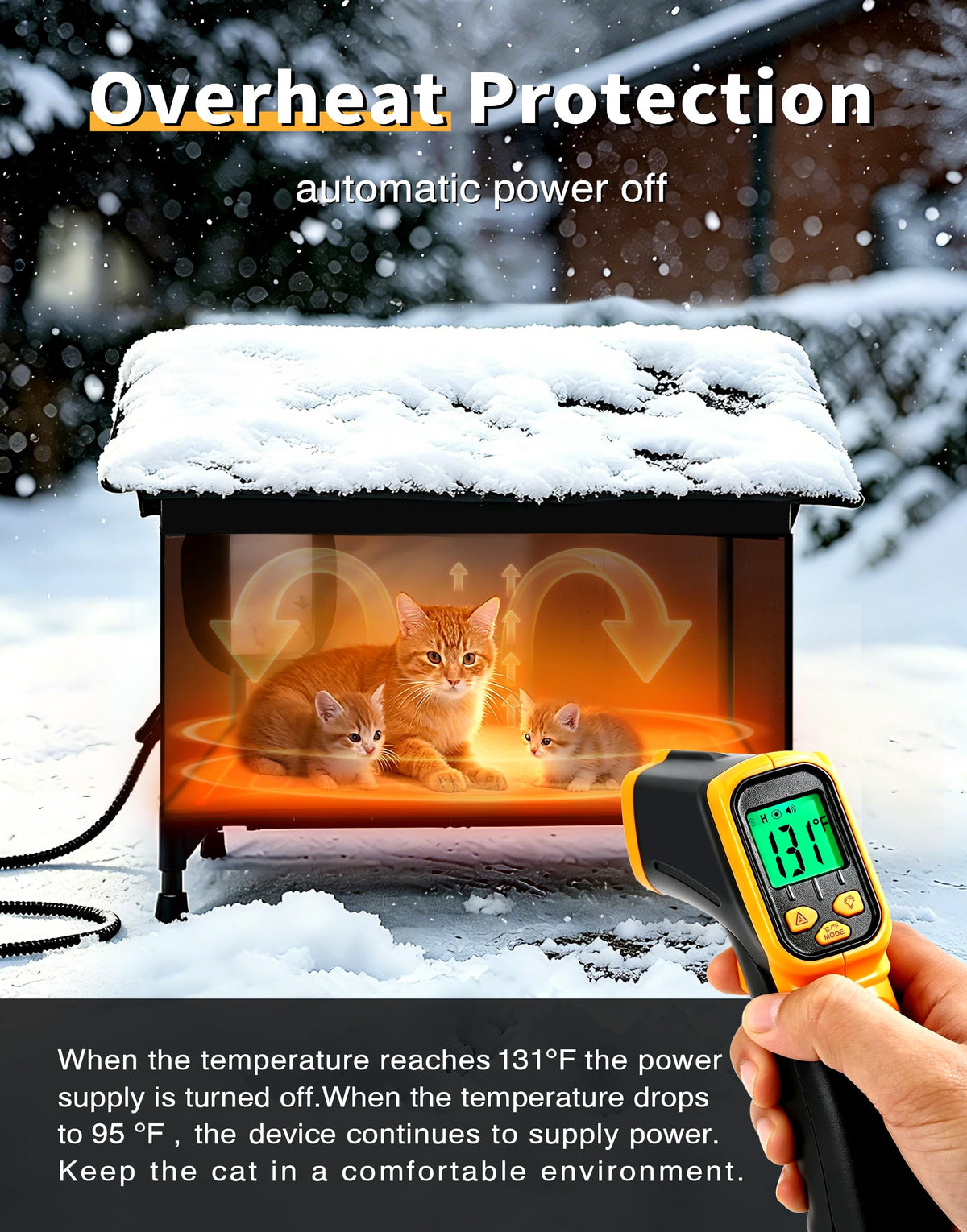 Heated Outdoor Cat House L841482