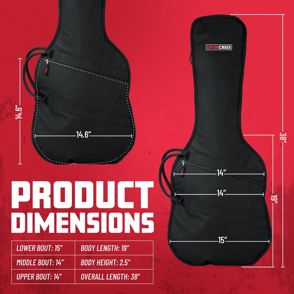 Foam Padded Guitar Gig Bag for Mini Electric Guitars H1693