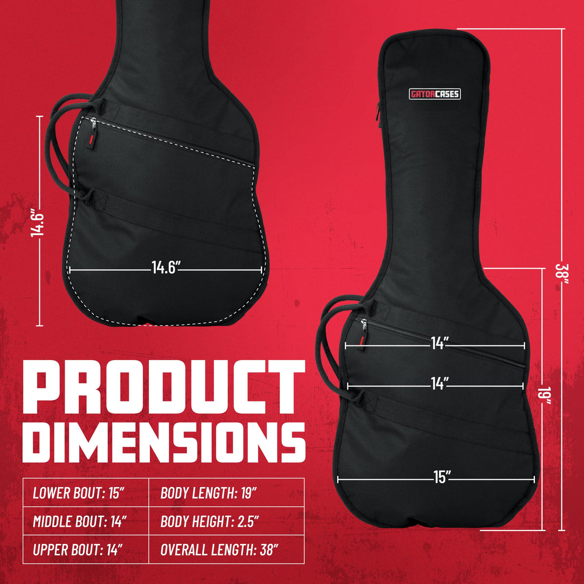 Foam Padded Guitar Gig Bag for Mini Electric Guitars H1693