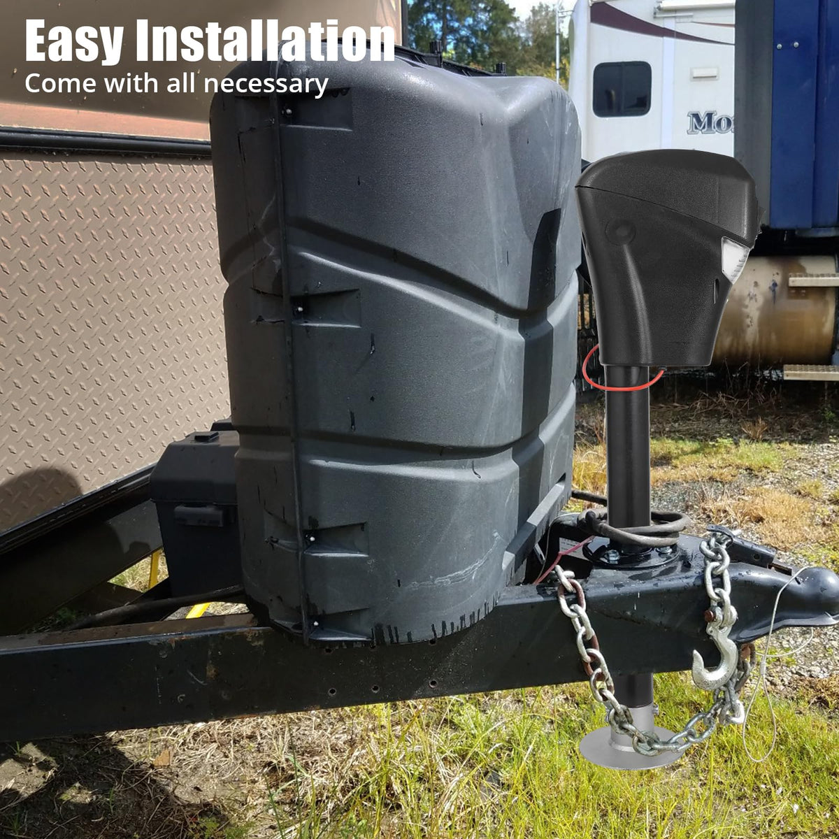 3500lbs 12V Electric Tongue Jack with LED W9667