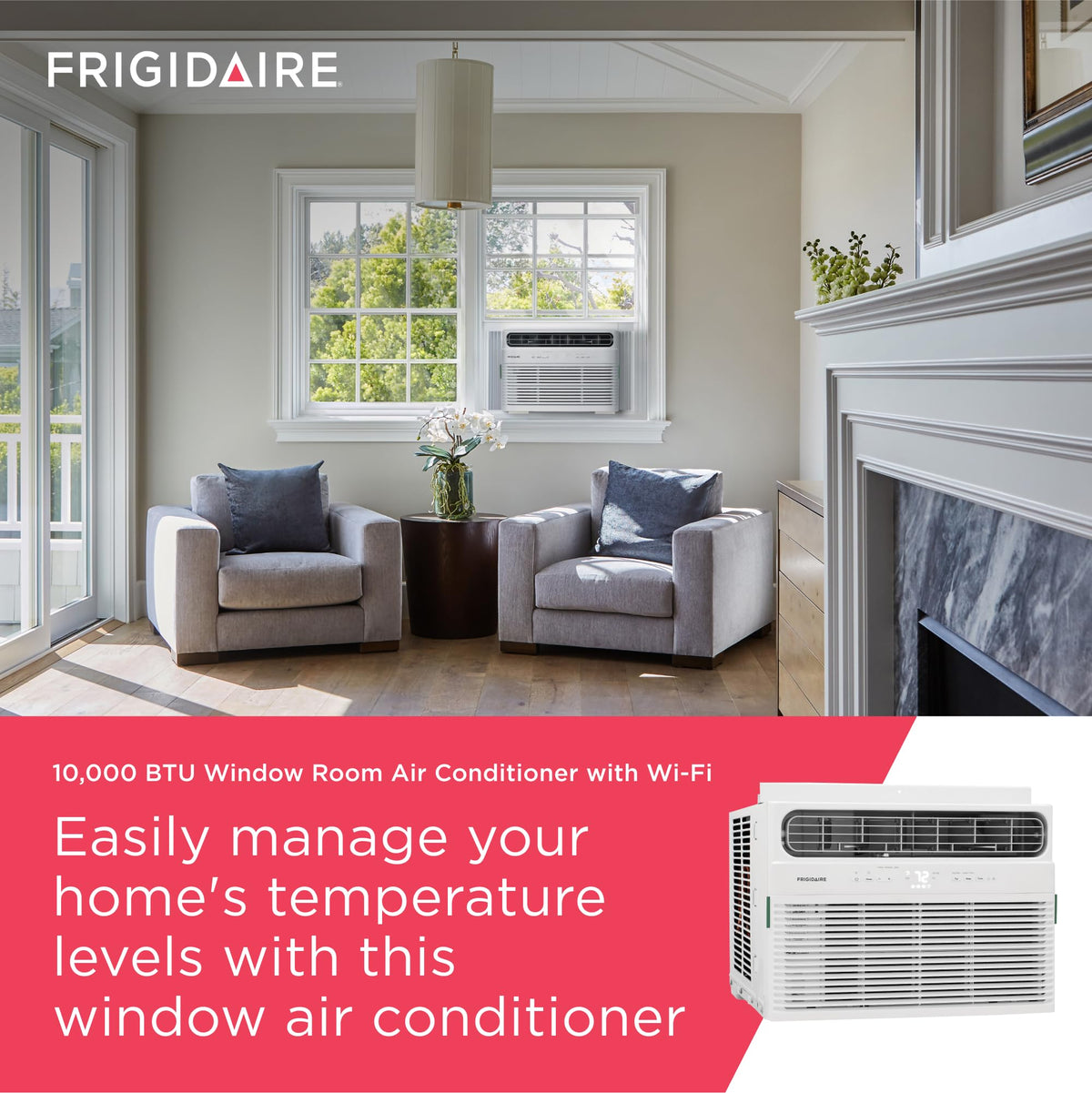 10,000 BTU Smart Window Air Conditioner P483