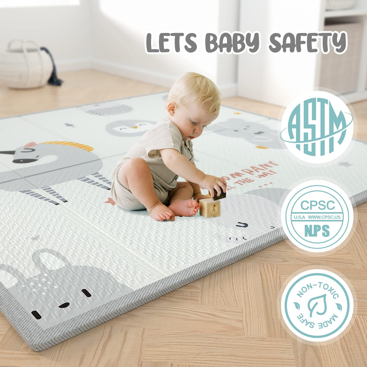 47x47in Baby Playpen with Mat D5694