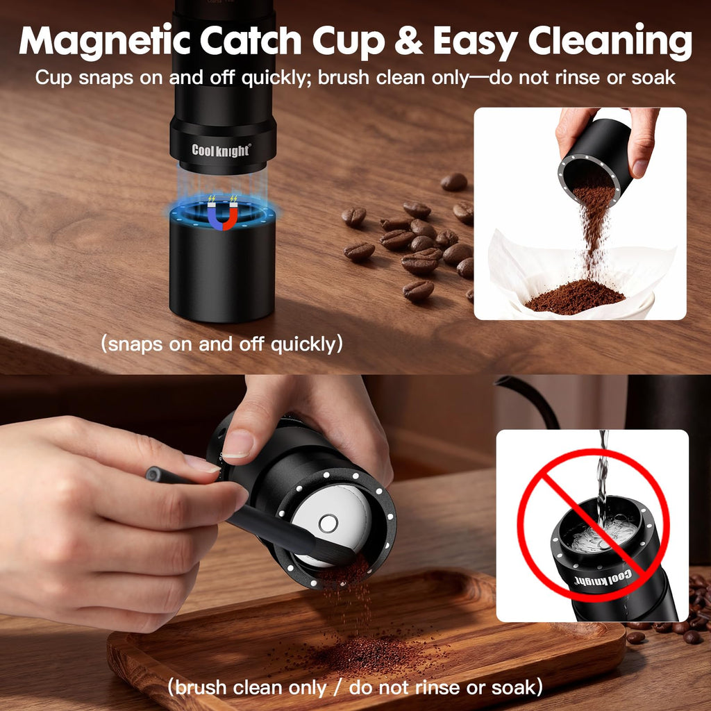 Manual Coffee Grinder 25g Capacity Aluminum Body G177830