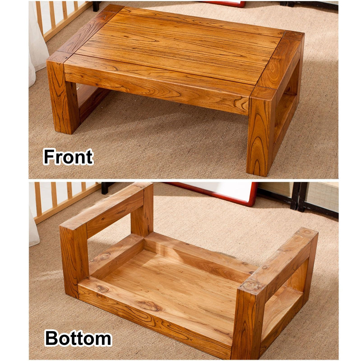 Square Wood Coffee Table L541