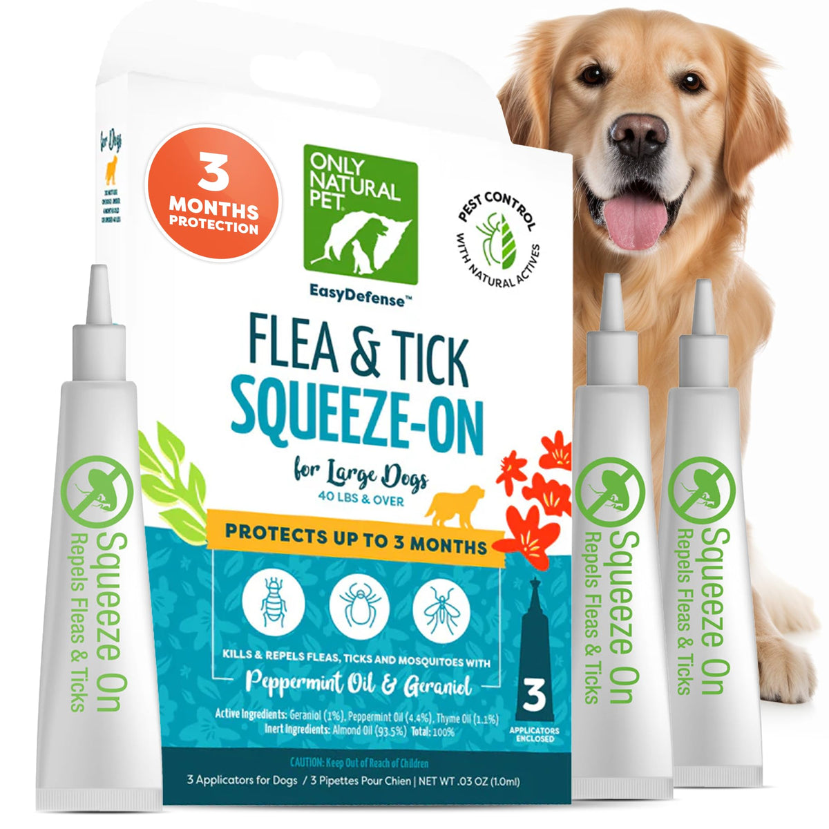 Flea and Tick Prevention for Large Breed Dogs Q388