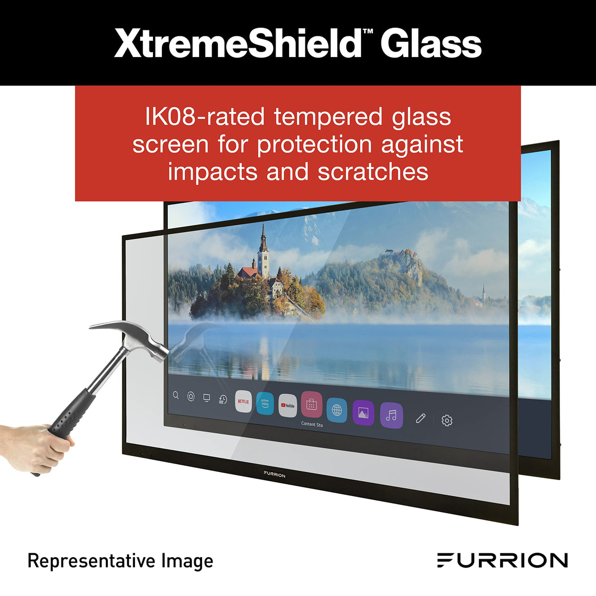 55-Inch 4K Weatherproof Outdoor Smart TV with HDR10 R21828