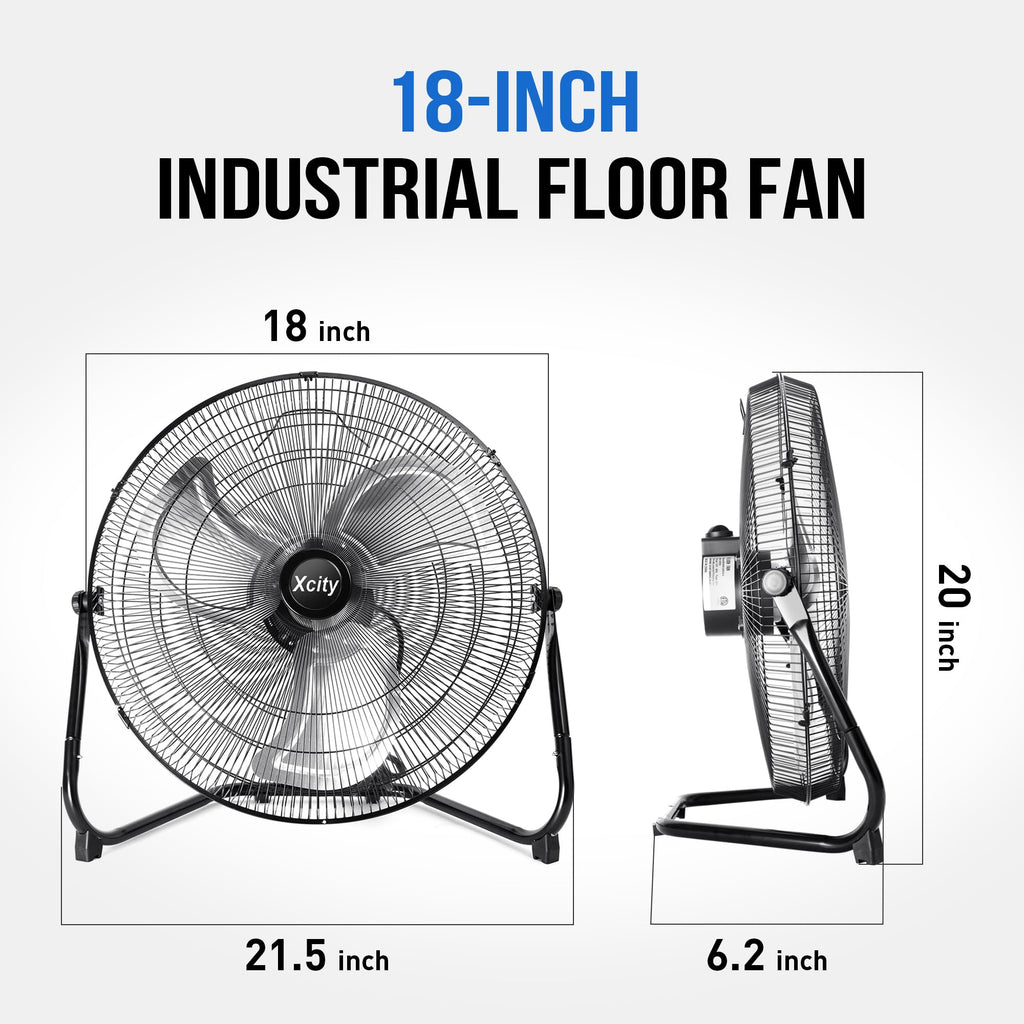 18 Inch Metal Floor & Box Fan G638738