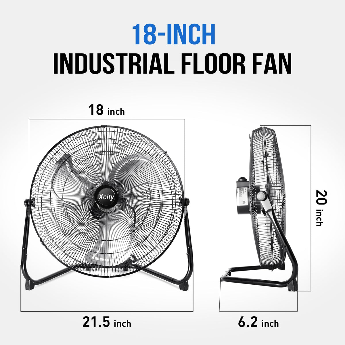 18 Inch Metal Floor & Box Fan G638738