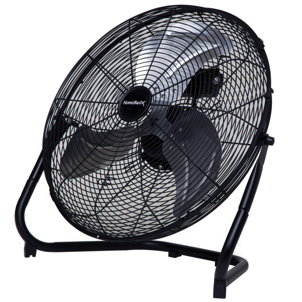 Black 20-Inch High Velocity Floor Fan O768836