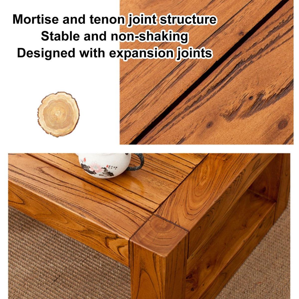 Square Wood Coffee Table L541