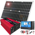 12V Off-Grid Solar Panel Kit with Inverter & Charge Controller S6503