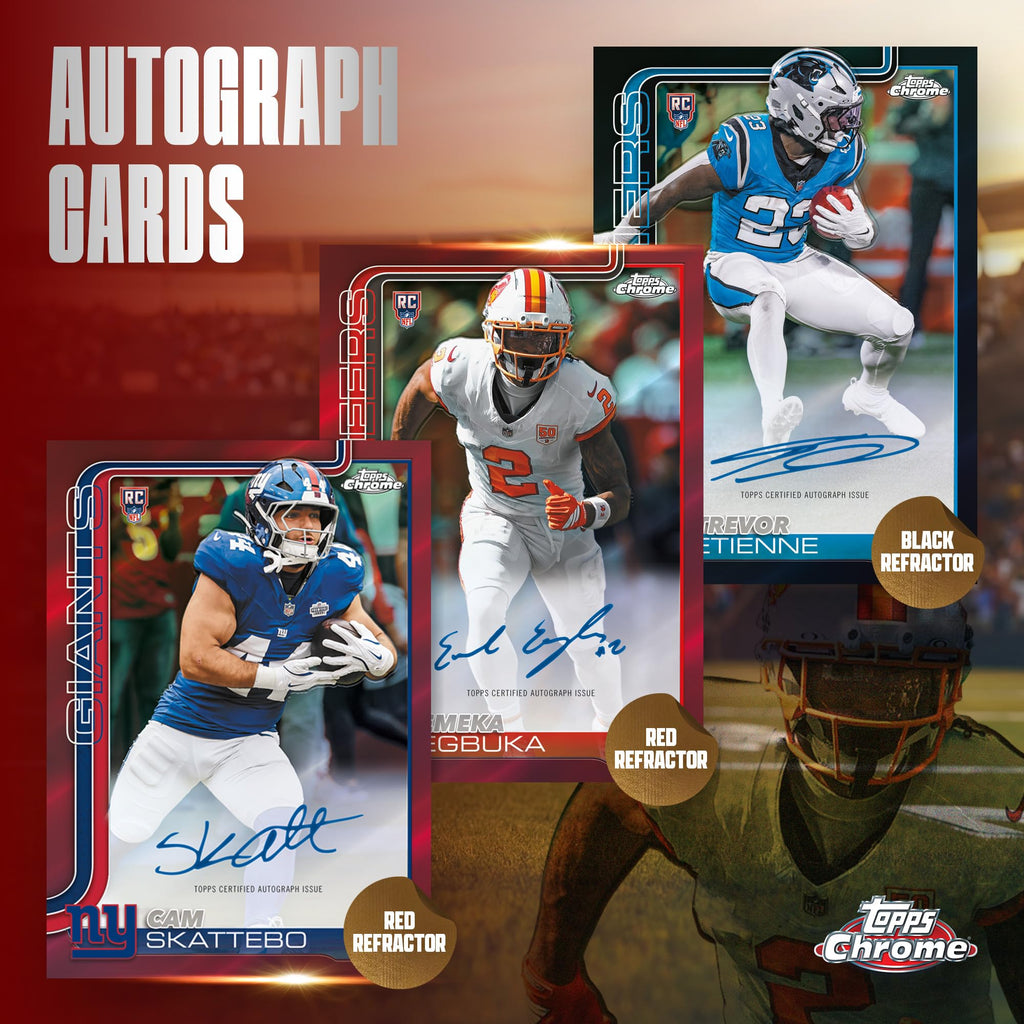 2025 Topps Chrome NFL Football Mega Box S98761