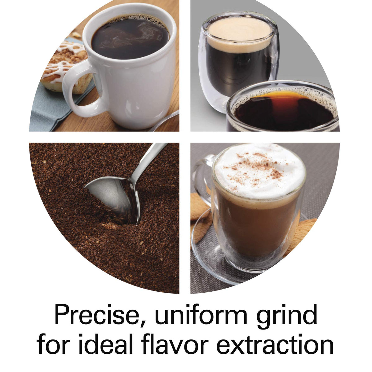 Stainless Steel Conical Burr Digital Coffee Grinder X327