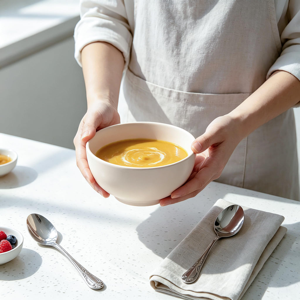 Ceramic Soup Bowls Set of 4 J40014