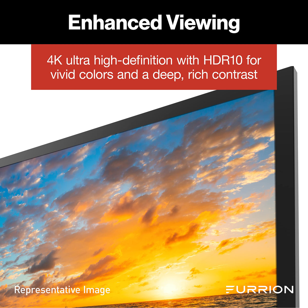 55-Inch 4K Weatherproof Outdoor Smart TV with HDR10 R21828