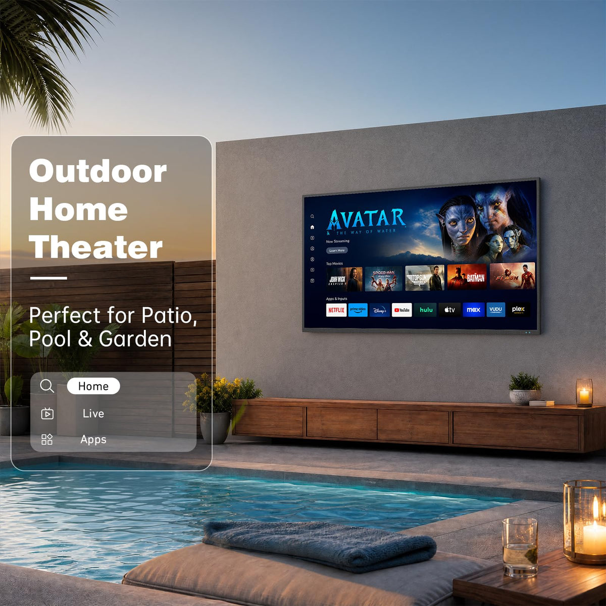 55 inch 4K UHD Weatherproof Smart TV P710911