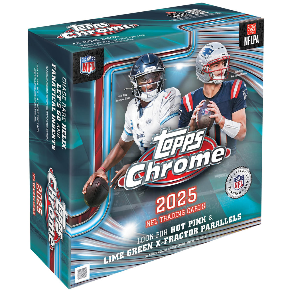 2025 Topps Chrome NFL Football Mega Box S98761