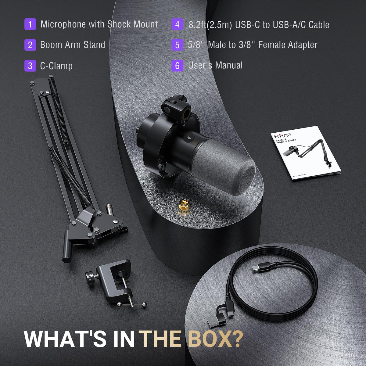 USB/XLR Dynamic Vocal Microphone Kit G643494