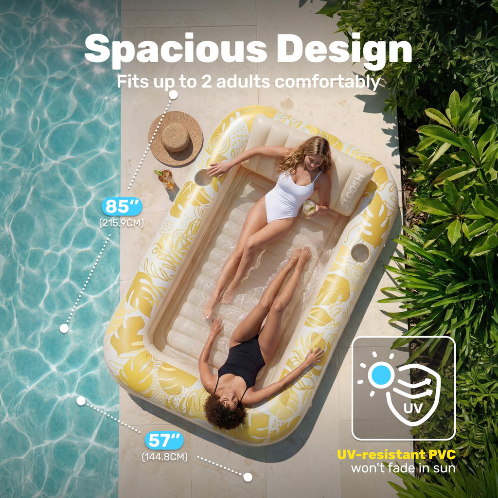 Inflatable Tanning Pool Lounger Float U742