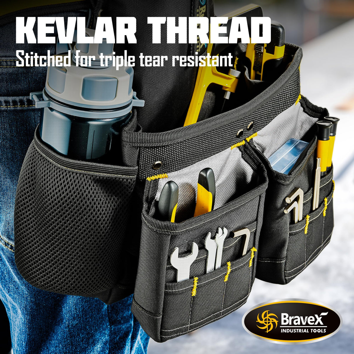 Tool Belt Suspenders 20 Bags 1200D Ballistic Nylon T7792