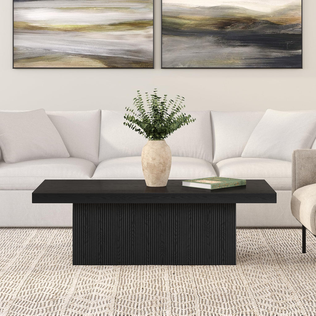 48" Modern Fluted Coffee Table G2844