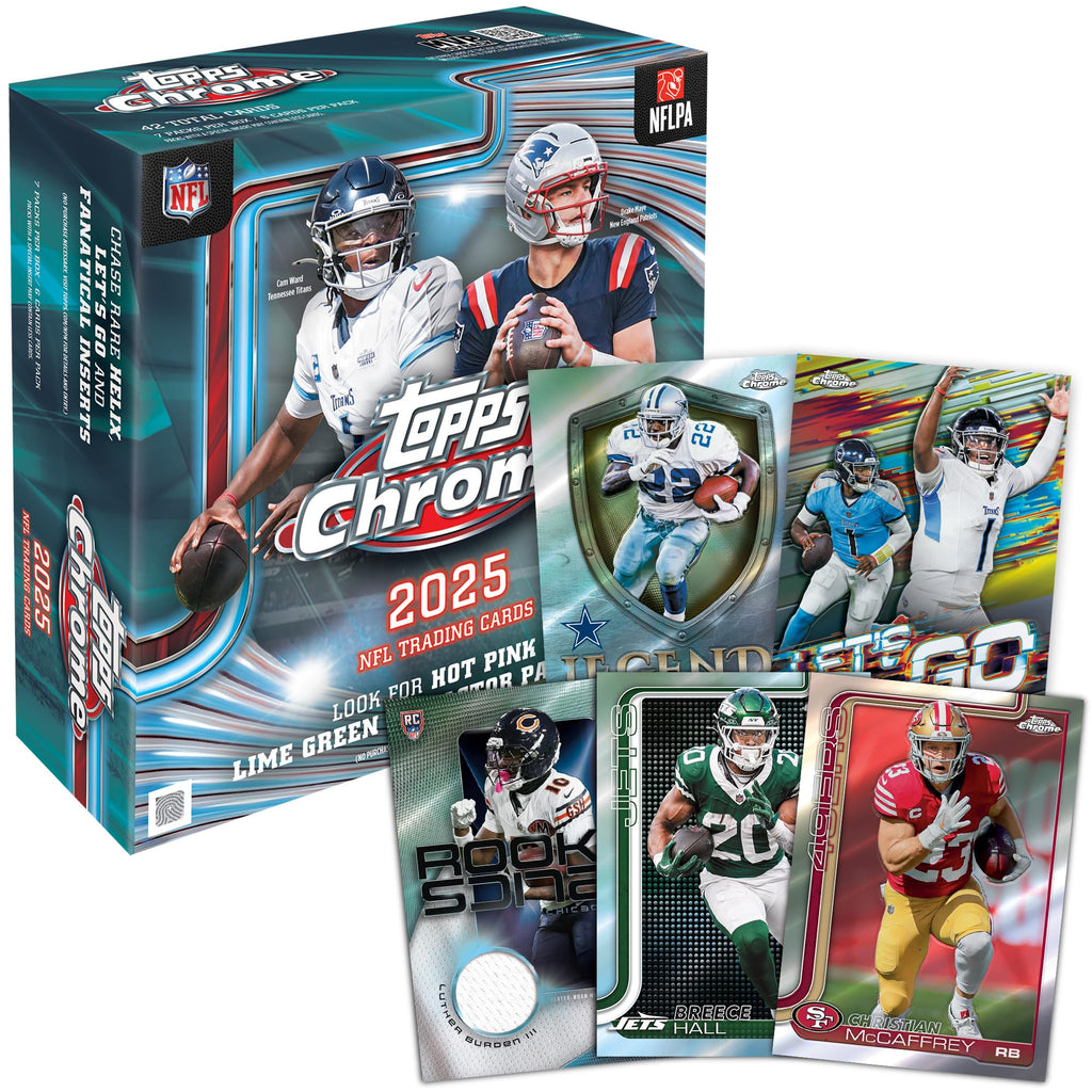 2025 Topps Chrome NFL Football Mega Box S98761