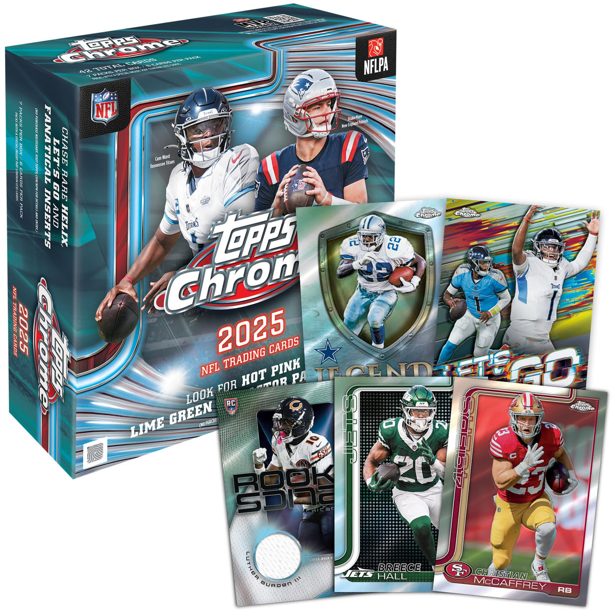 2025 Topps Chrome NFL Football Mega Box S98761