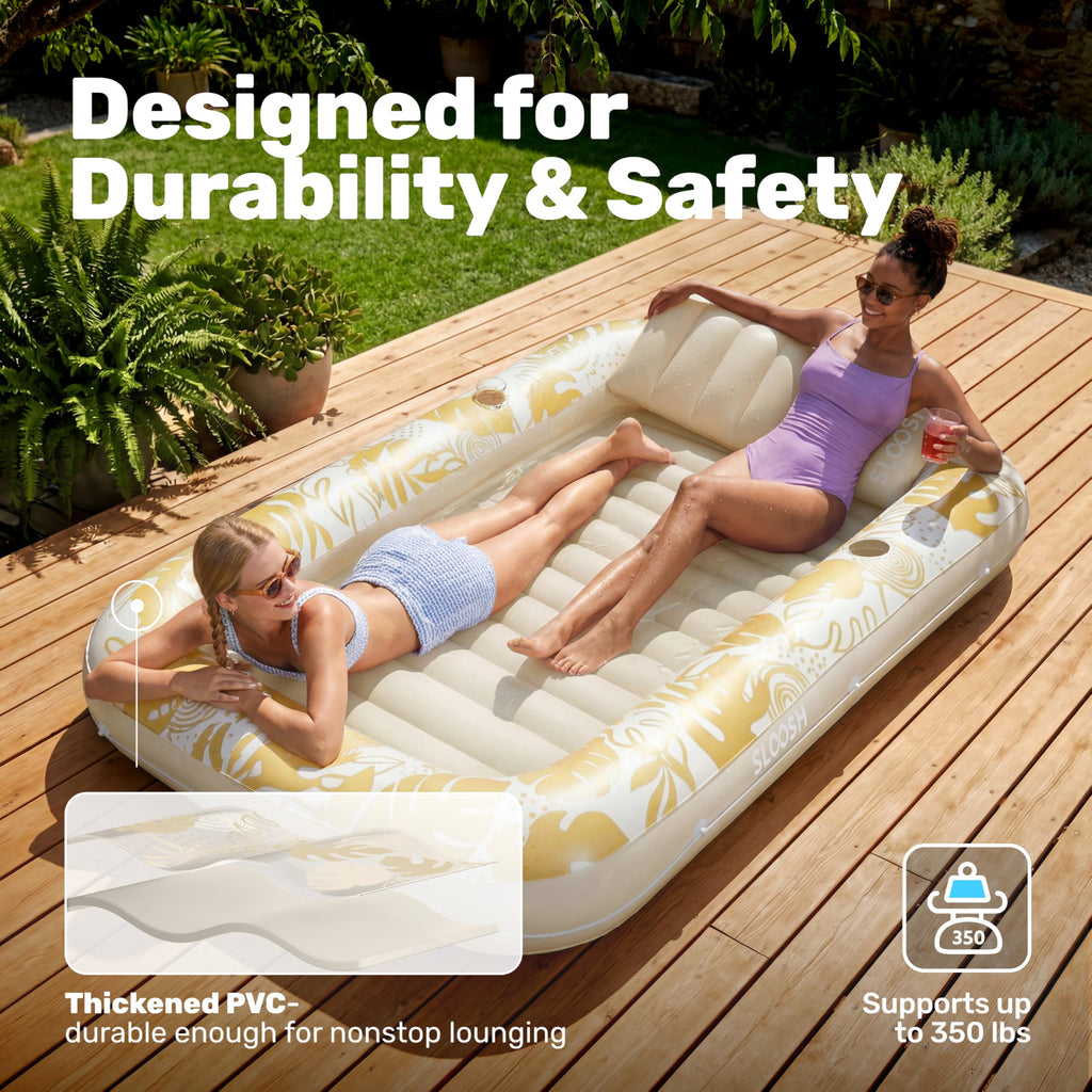 Inflatable Tanning Pool Lounger Float U742