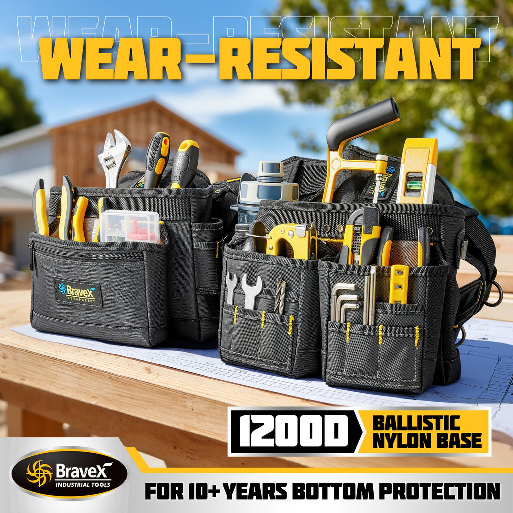 Tool Belt Suspenders 20 Bags 1200D Ballistic Nylon T7792