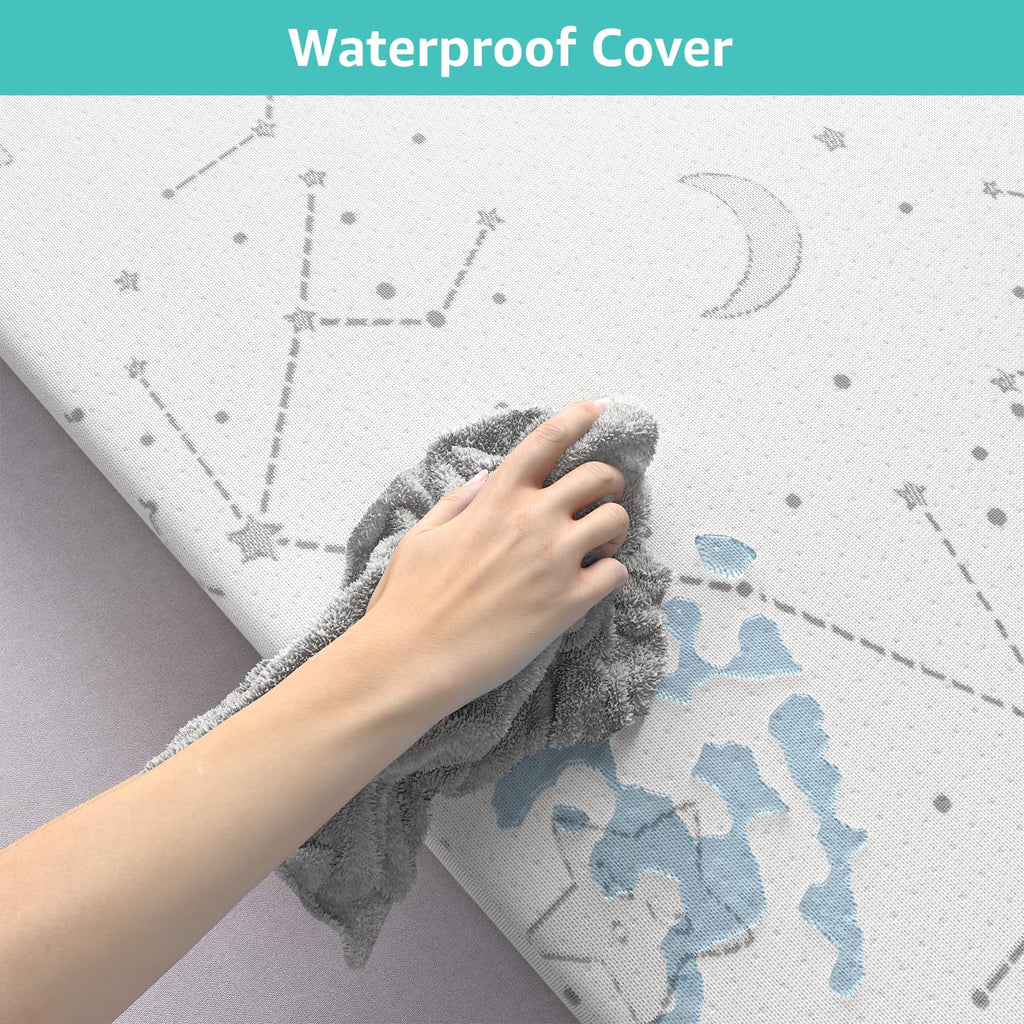 38x26 Waterproof Pack and Play Mattress Pad 2 Pack Z242